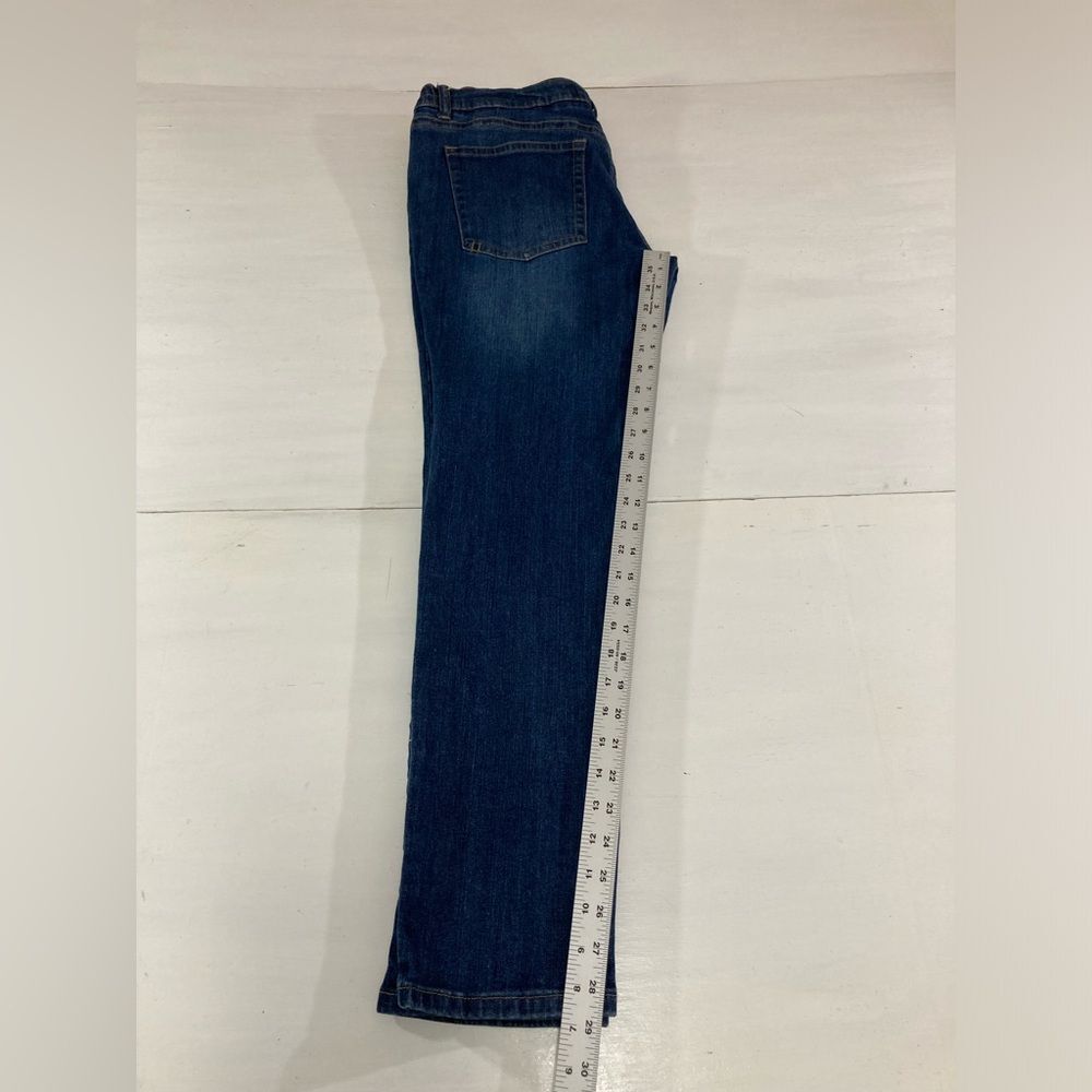 Versace 19V69 Italia Jeans Womens 31 Distressed Blue Denim Designer - Picture 12 of 13